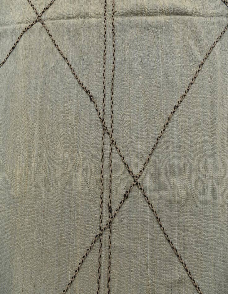 Detail image of  8' 4 x 9' 9  Hand Woven Kilim Modern Wool Rug