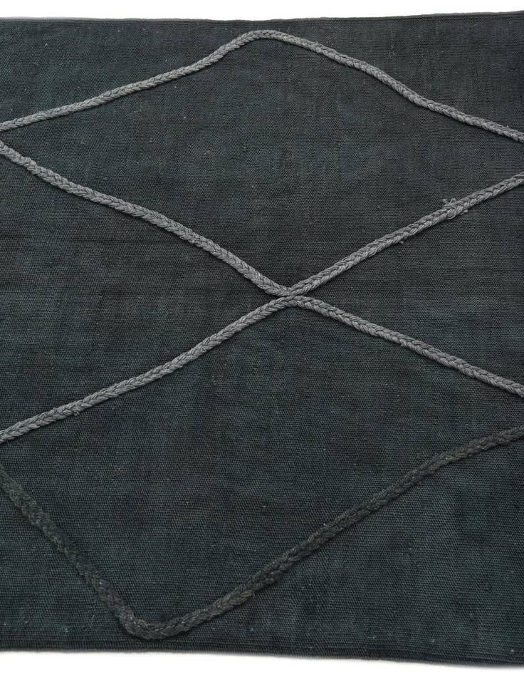 Detail image of  3' 5 x 5'  Hand Woven Kilim Modern Wool Rug