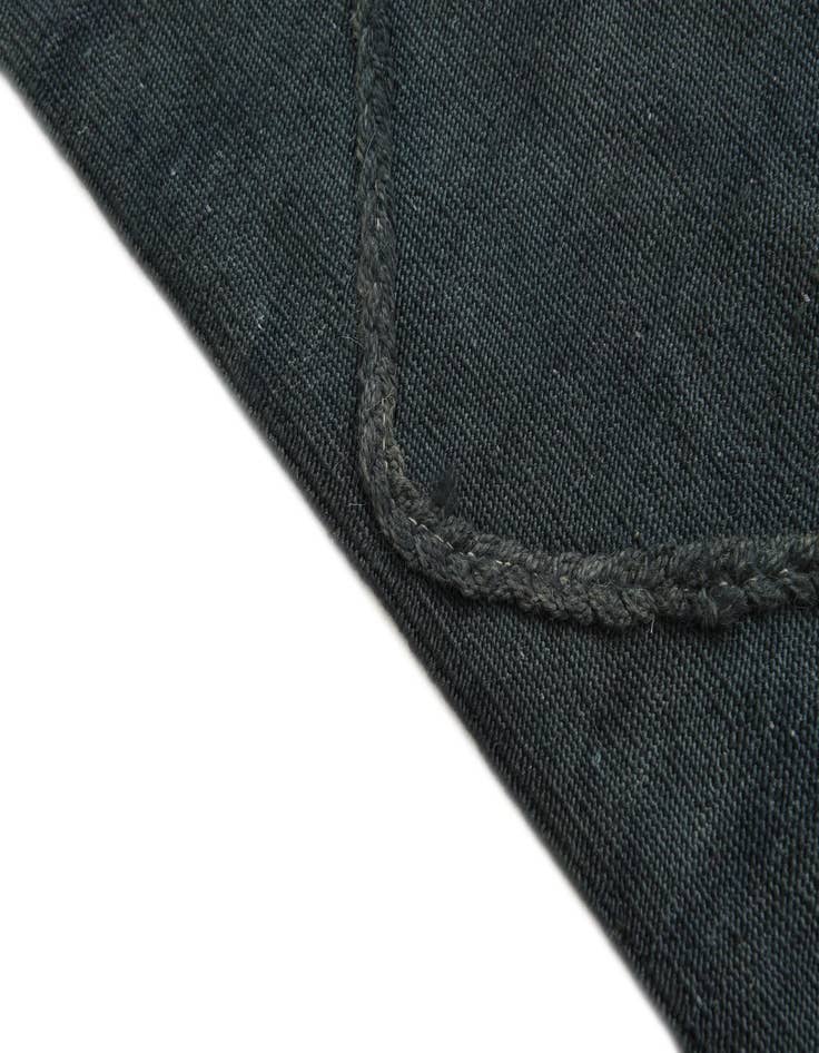 Detail image of  3' 5 x 5'  Hand Woven Kilim Modern Wool Rug