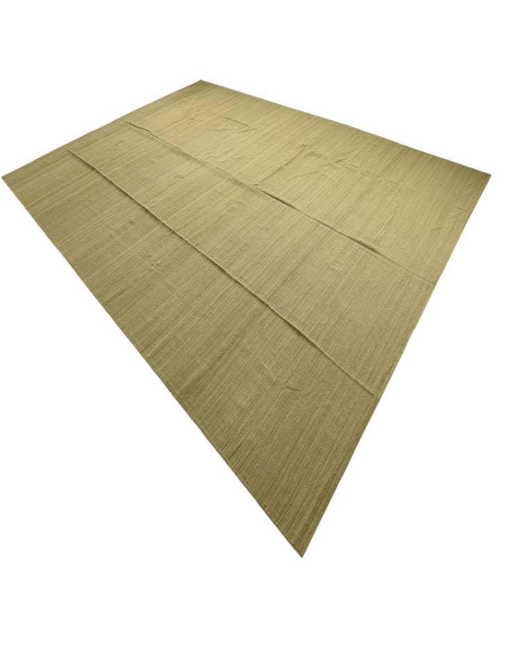 Detail image of  13' 9 x 19' 10  Hand Woven Kilim Modern Wool Rug