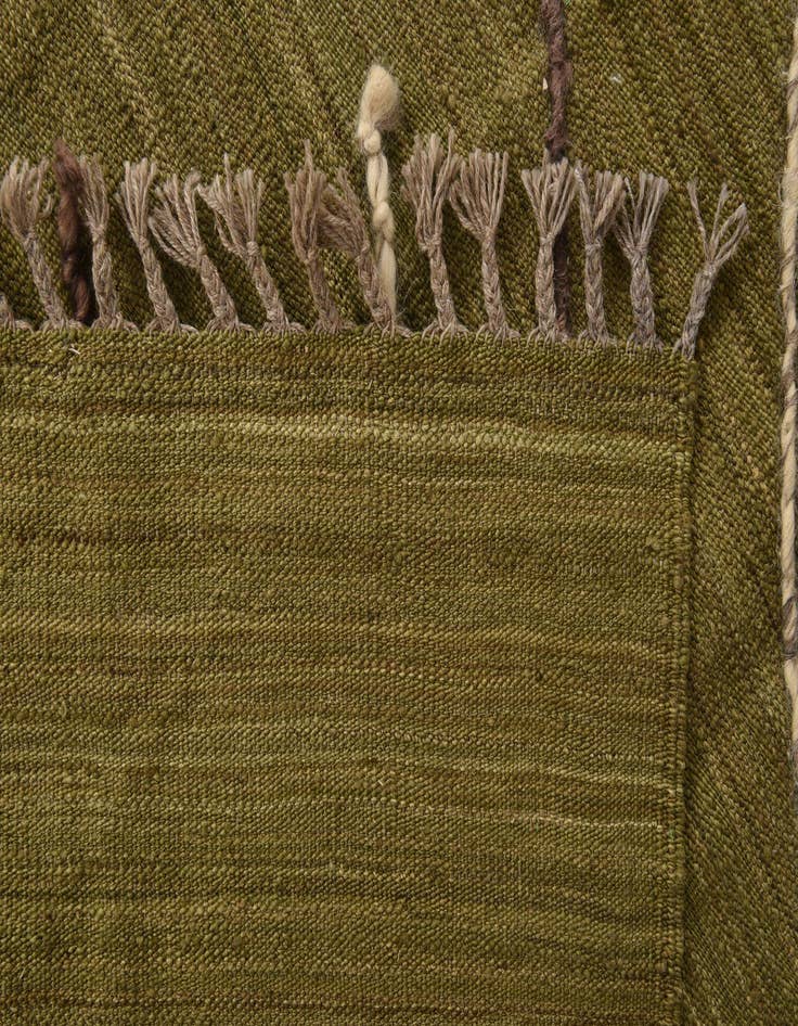 Detail image of  8' 4 x 10' 1  Hand Woven Kilim Modern Wool Rug