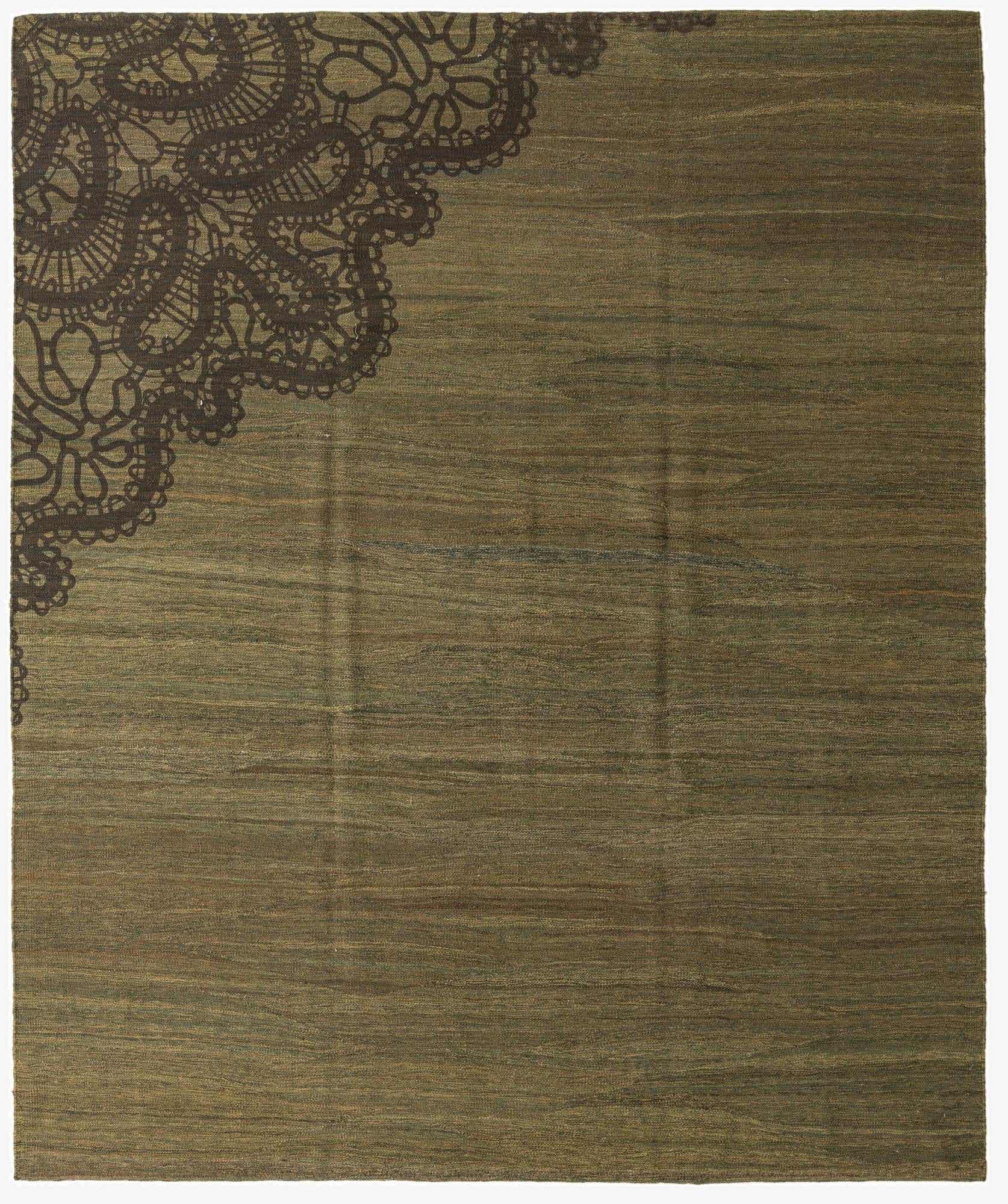  8' 6 x 10' 4  Hand Woven Kilim Modern Wool Rug