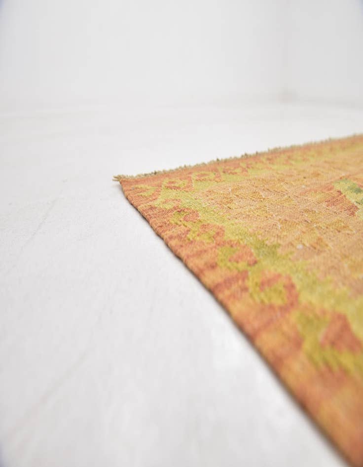 Detail image of  2' 7 x 4'  Hand Woven Kilim Waziri Wool Rug