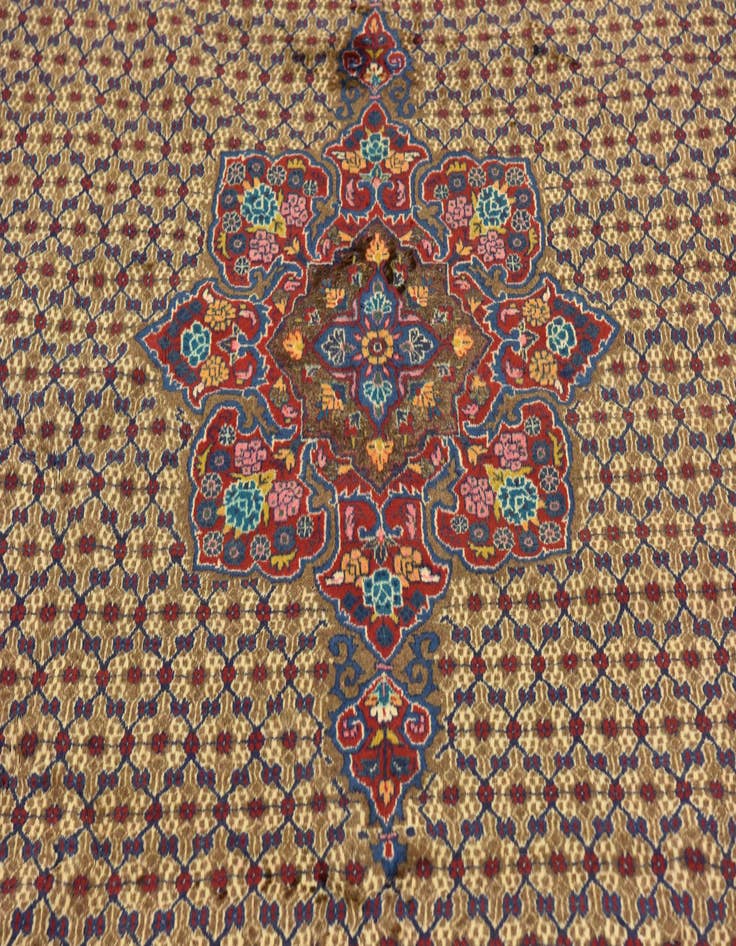 Detail image of 9' 10 x 12' 9 Hand Knotted Koliaei Persian Wool Rug