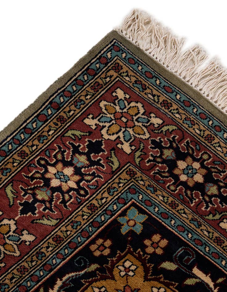 Detail image of  5' 11 x 9' 2  Hand Knotted Lahour Wool Rug