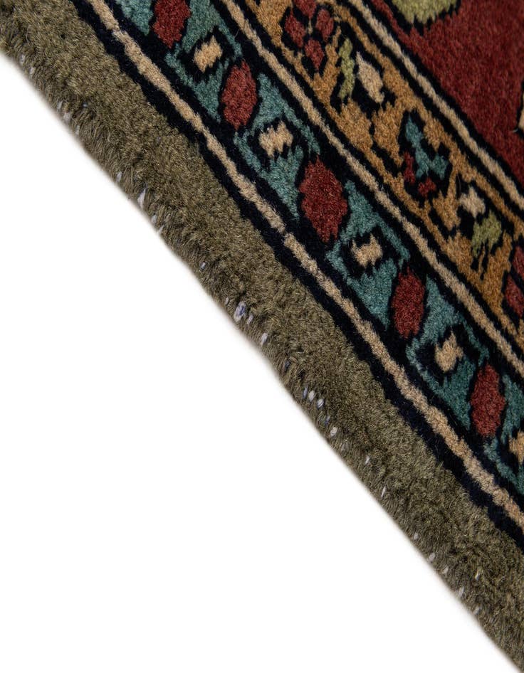 Detail image of  5' 11 x 9' 2  Hand Knotted Lahour Wool Rug