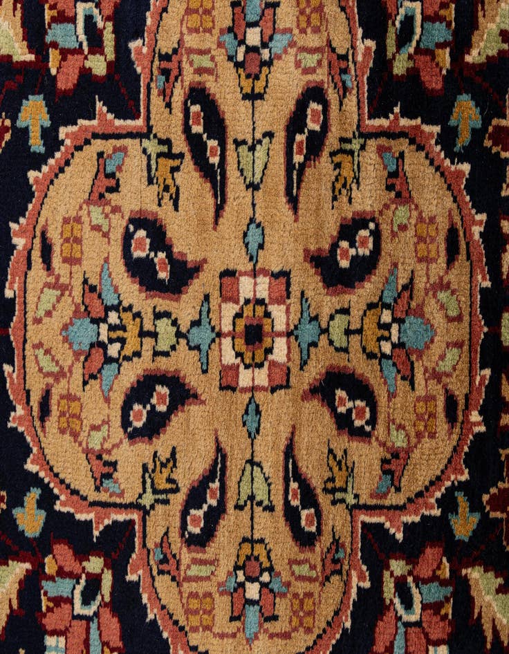 Detail image of  5' 11 x 9' 2  Hand Knotted Lahour Wool Rug