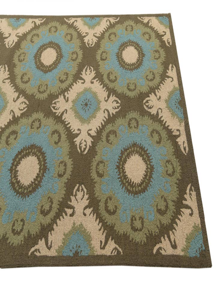 Detail image of  5' 1 x 8' Luna Wool Rug