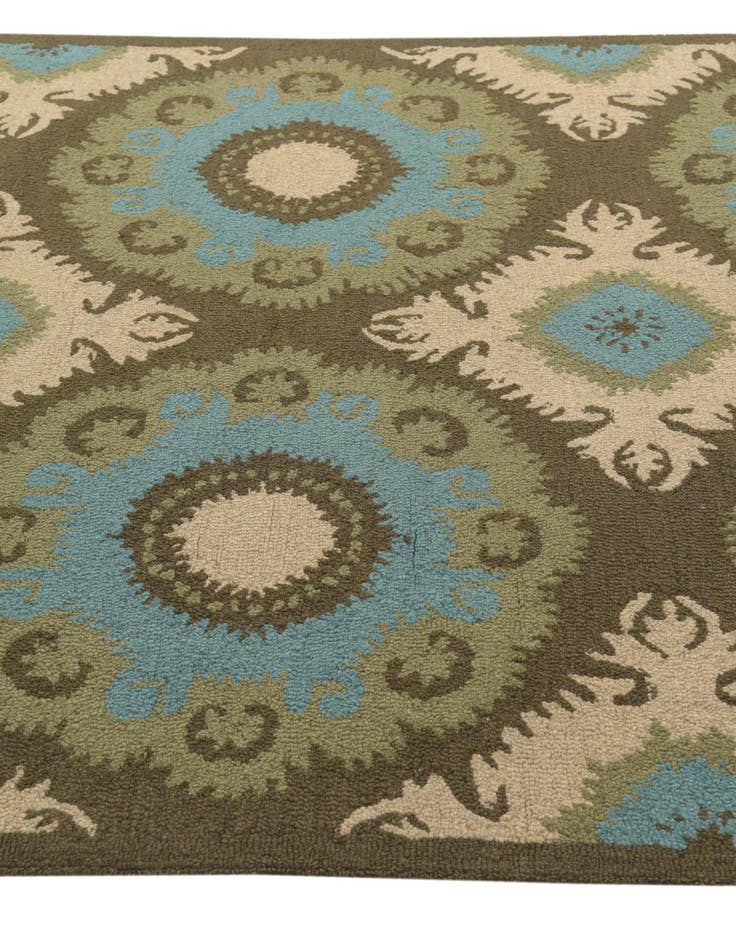 Detail image of  5' 1 x 8' Luna Wool Rug