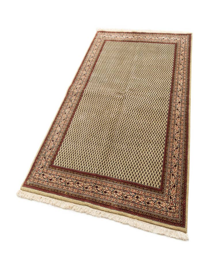 Detail image of  5' 7 x 8' 2  Hand Knotted Mir Oriental Wool Rug