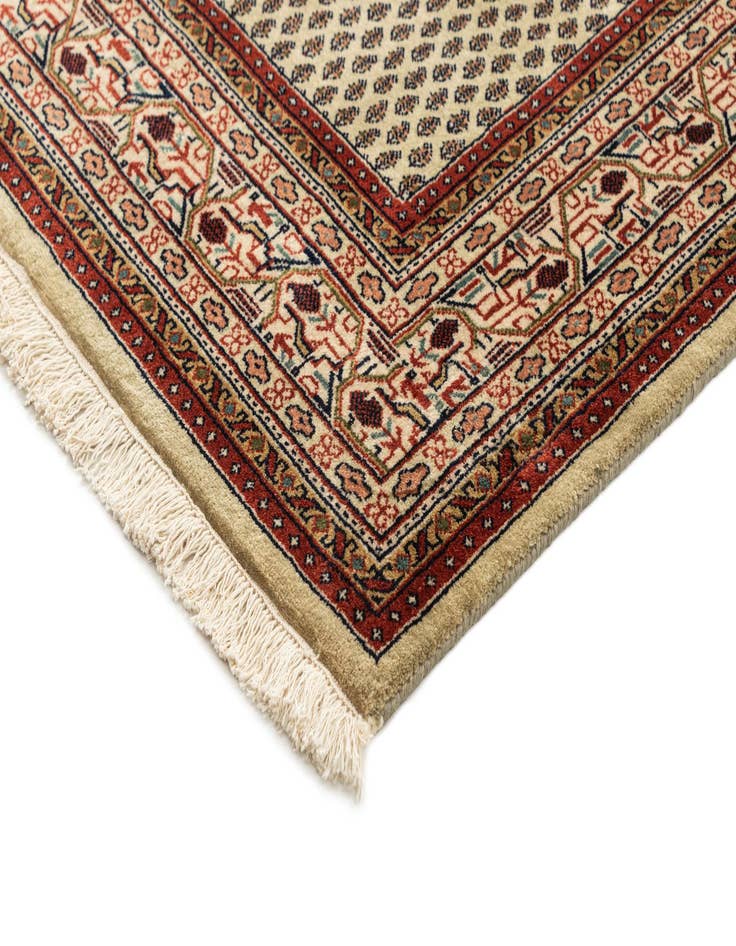 Detail image of  5' 7 x 8' 2  Hand Knotted Mir Oriental Wool Rug