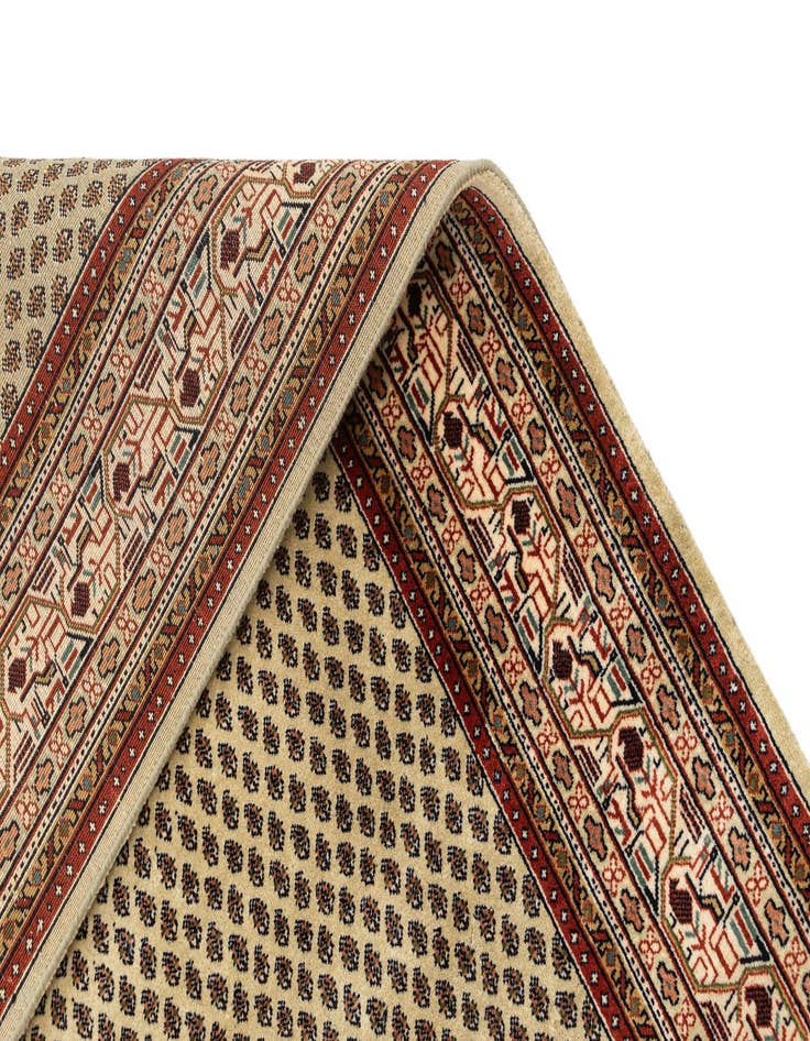 Detail image of  5' 7 x 8' 2  Hand Knotted Mir Oriental Wool Rug