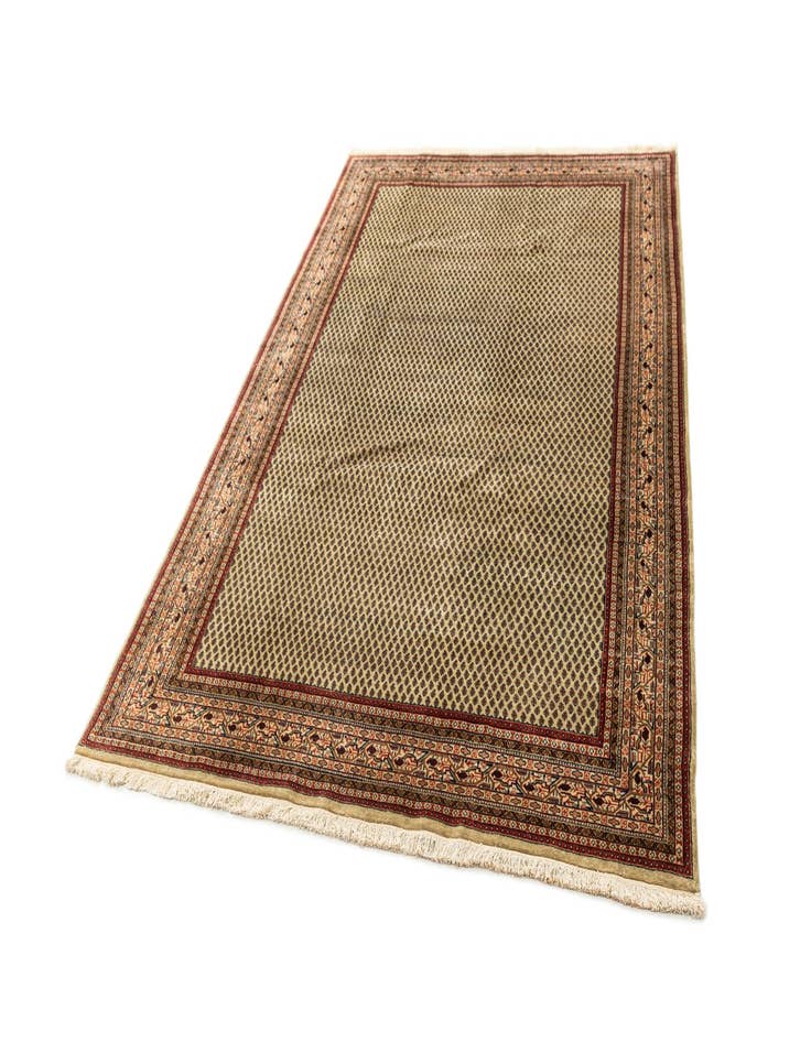 Detail image of  6' 5 x 9' 8  Hand Knotted Mir Oriental Wool Rug