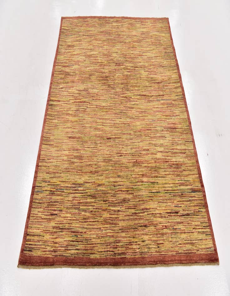 Detail image of  5' x 6' 3  Hand Knotted Modern Ziegler Oriental Rug