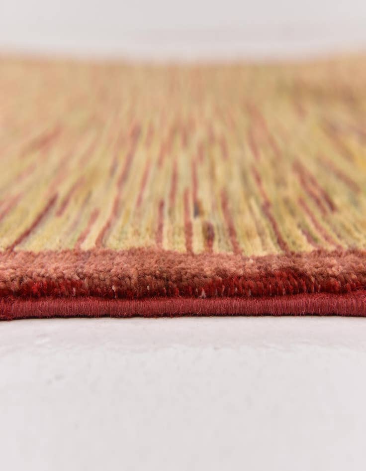 Detail image of  5' x 6' 3  Hand Knotted Modern Ziegler Oriental Rug