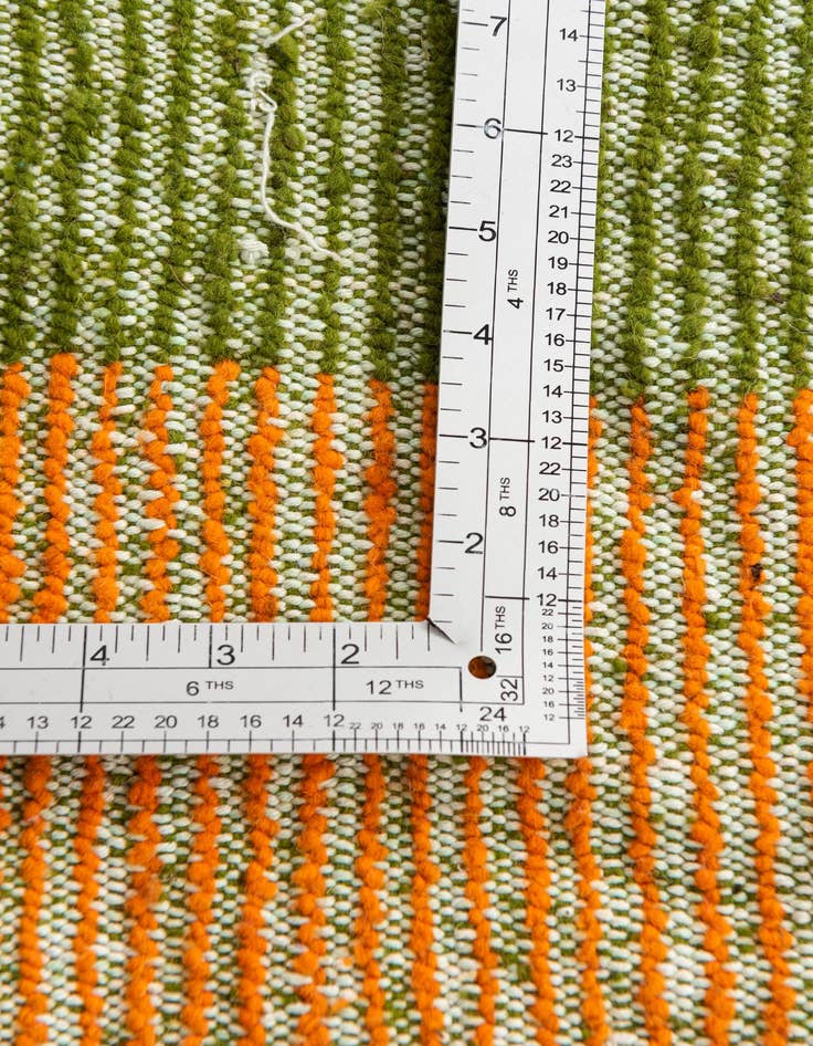 Detail image of  6' 10 x 9' 4  Hand Knotted Moroccan Wool Rug