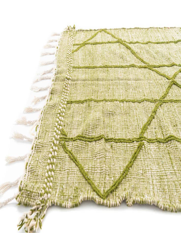 Detail image of  5' x 8' 5  Hand Knotted Moroccan Wool Rug