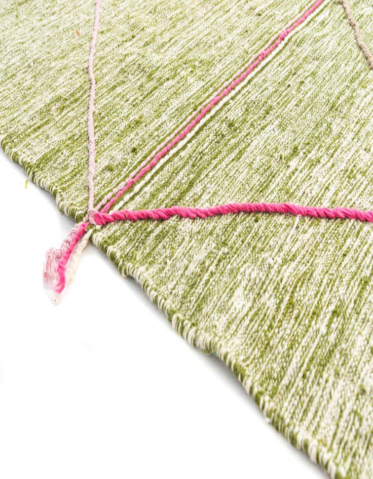 Detail image of  6' 6 x 9' 7  Hand Knotted Moroccan Wool Rug