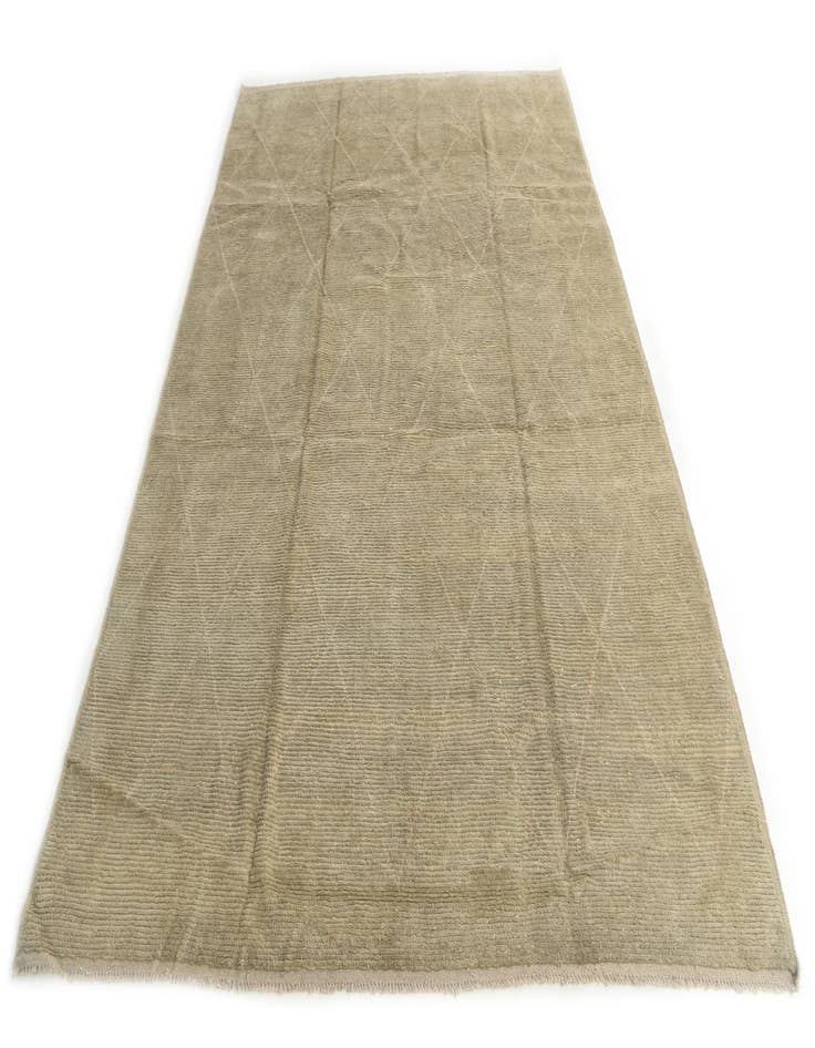 Detail image of  9' x 13'  Hand Knotted Moroccan Wool Rug