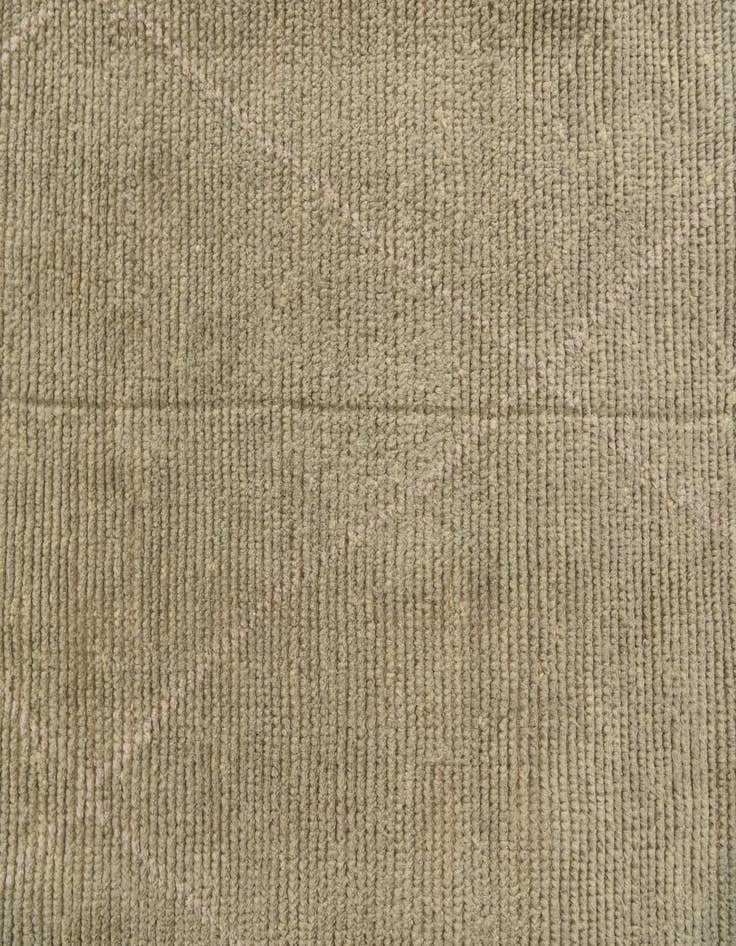 Detail image of  9' x 13'  Hand Knotted Moroccan Wool Rug