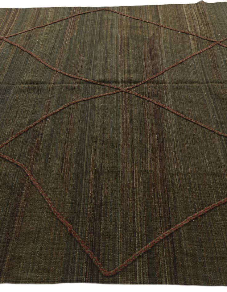 Detail image of  7' x 9' 5  Hand Knotted Moroccan Wool Rug