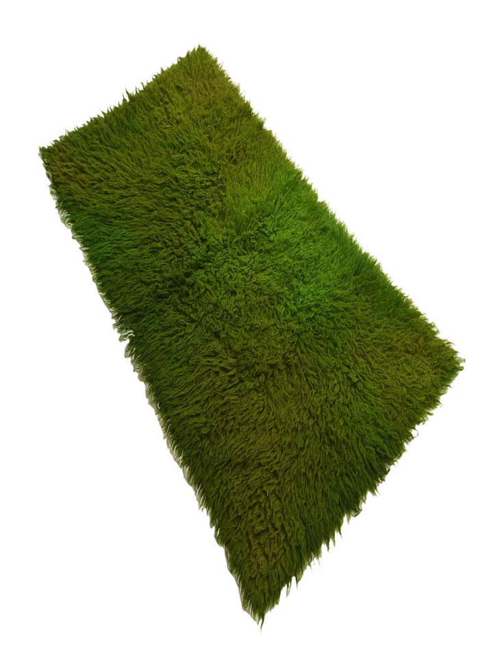 Detail image of  3' 2 x 5' 7  Hand Knotted Moroccan Wool Rug