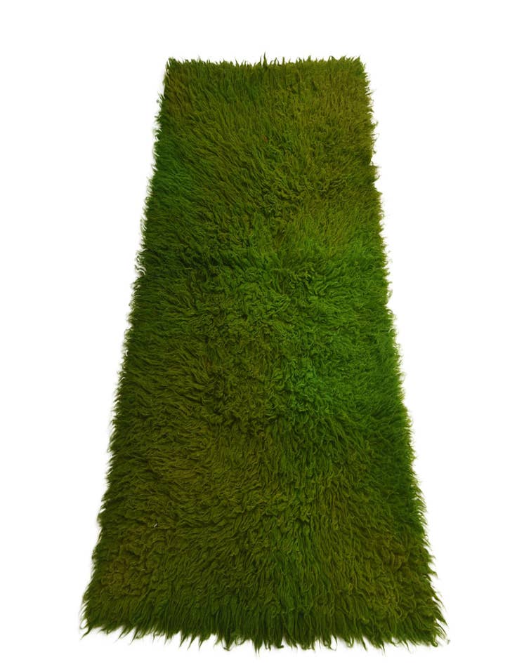 Detail image of  3' 2 x 5' 7  Hand Knotted Moroccan Wool Rug