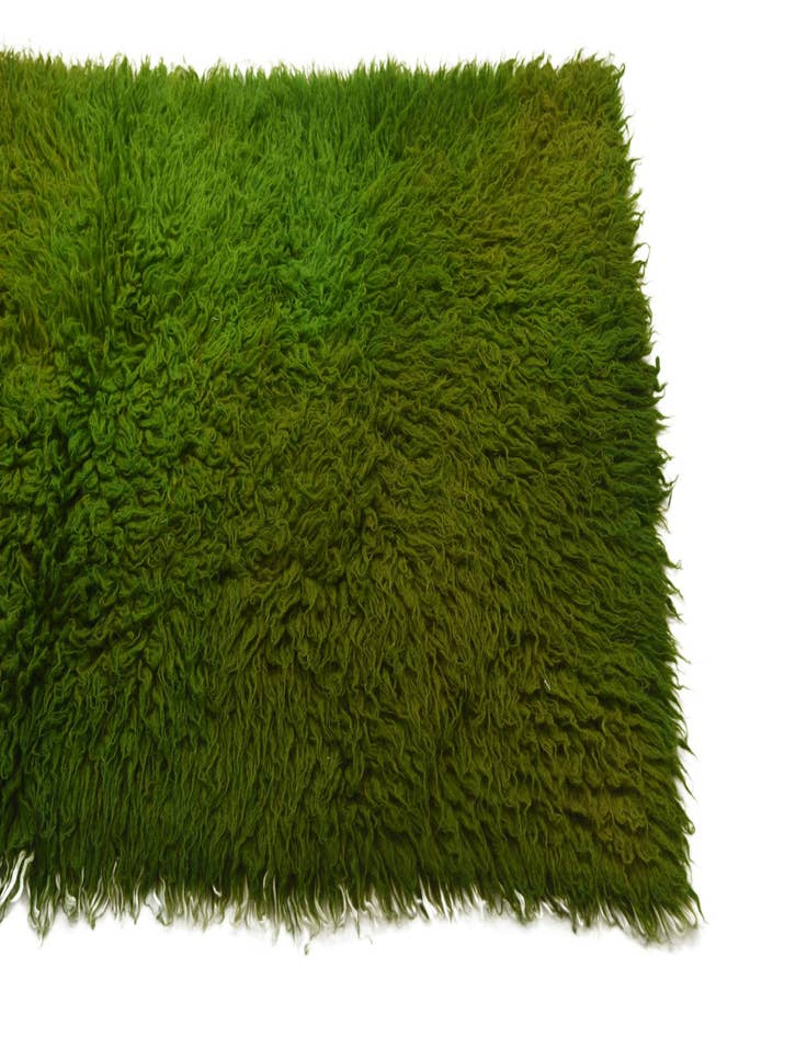 Detail image of  3' 2 x 5' 7  Hand Knotted Moroccan Wool Rug