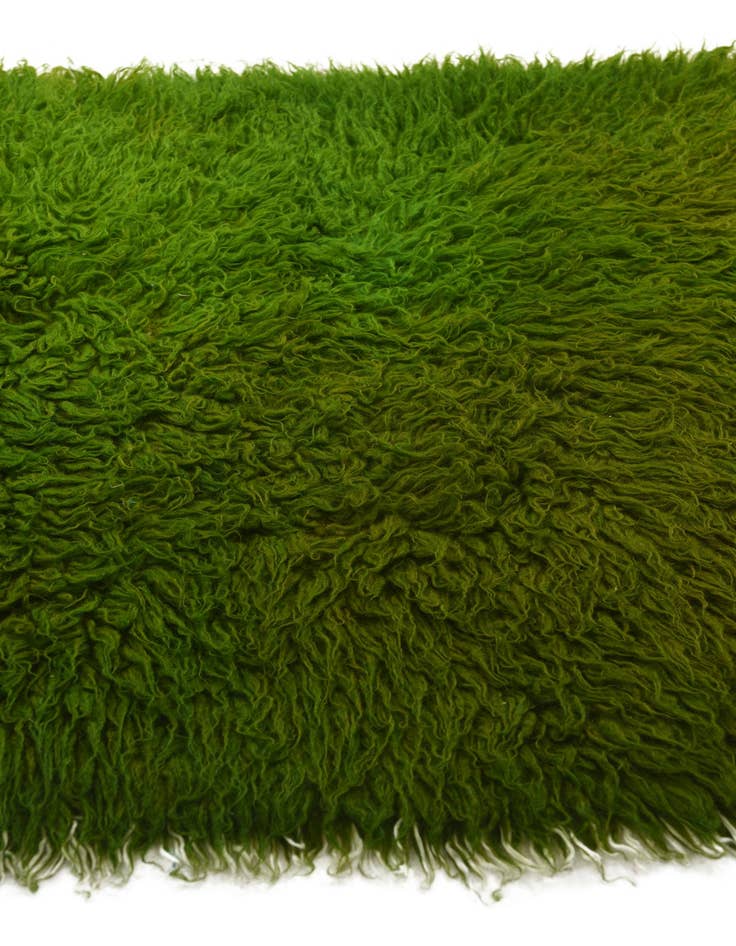 Detail image of  3' 2 x 5' 7  Hand Knotted Moroccan Wool Rug