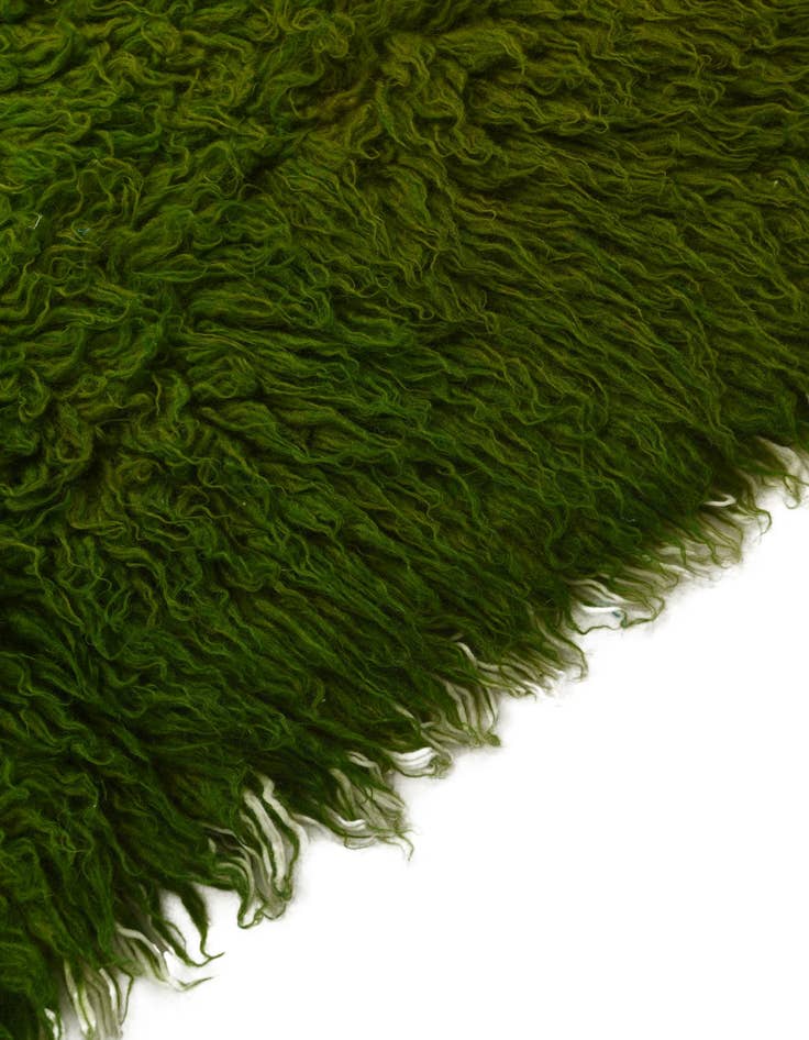 Detail image of  3' 2 x 5' 7  Hand Knotted Moroccan Wool Rug