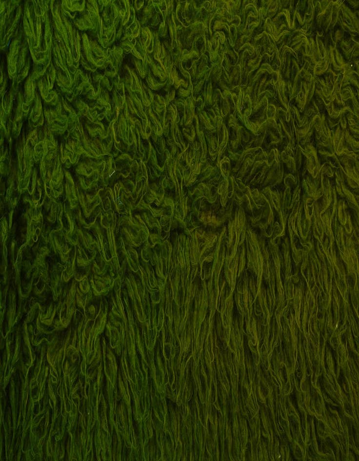 Detail image of  3' 2 x 5' 7  Hand Knotted Moroccan Wool Rug