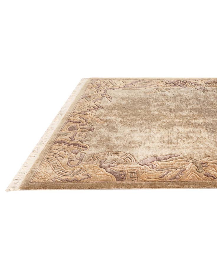 Detail image of  5' 5 x 7' 6  Hand Knotted Nepal Wool Rug