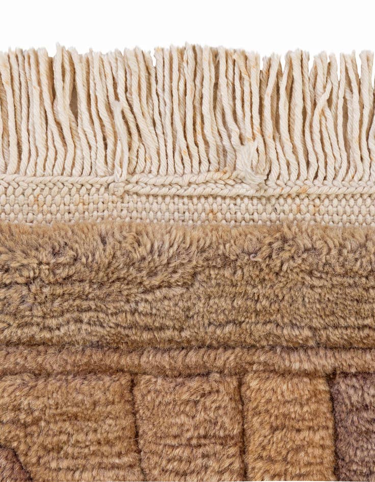 Detail image of  5' 5 x 7' 6  Hand Knotted Nepal Wool Rug