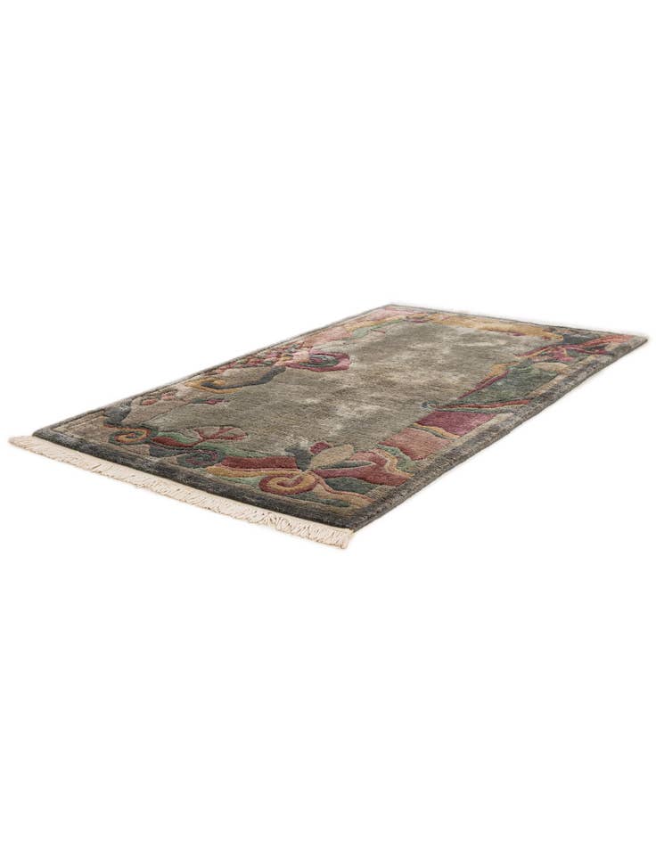 Detail image of  3' 3 x 5' 6  Hand Knotted Nepal Wool Rug