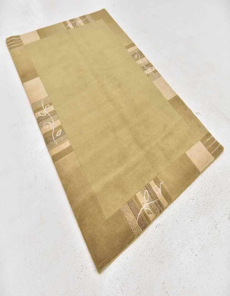 Detail image of  4' 8 x 6' 9  Hand Knotted Nepal Rug