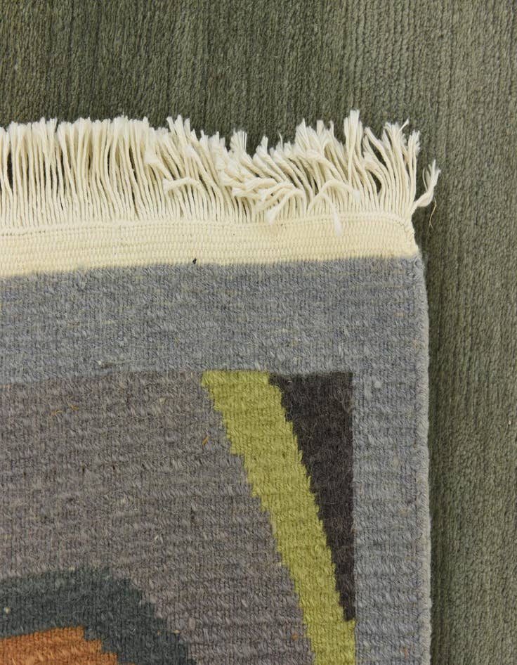 Detail image of  6' 8 x 9' 9  Hand Knotted Nepal Wool Rug