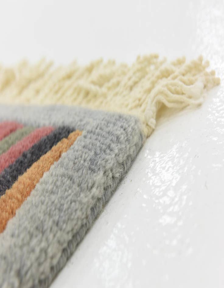 Detail image of  6' 8 x 9' 9  Hand Knotted Nepal Wool Rug