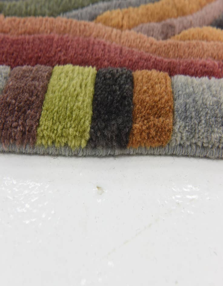 Detail image of  6' 8 x 9' 9  Hand Knotted Nepal Wool Rug