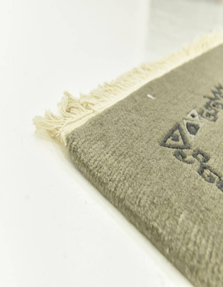 Detail image of  5' 7 x 7' 10  Hand Knotted Nepal Wool Rug