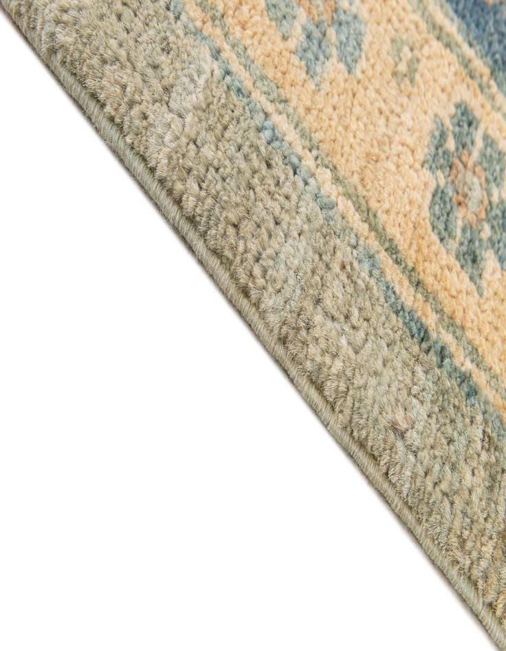 Detail image of  6' 10 x 9' 9  Hand Knotted Oushak Wool Rug