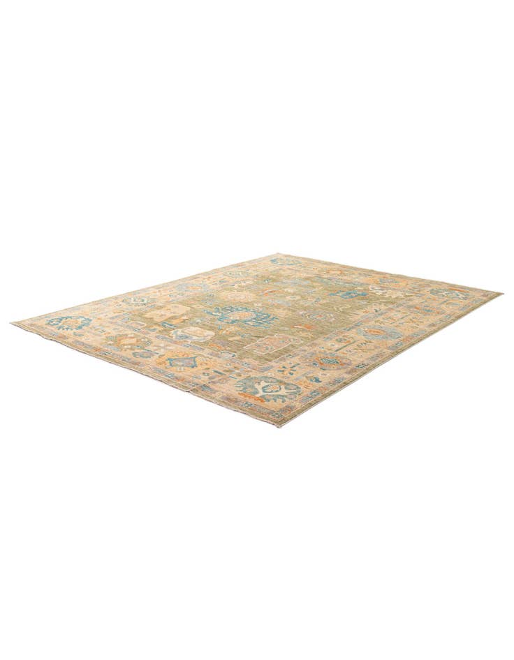 Detail image of  8' 1 x 9' 10  Hand Knotted Oushak Wool Rug