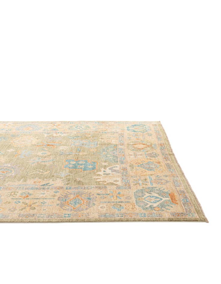 Detail image of  8' 1 x 9' 10  Hand Knotted Oushak Wool Rug