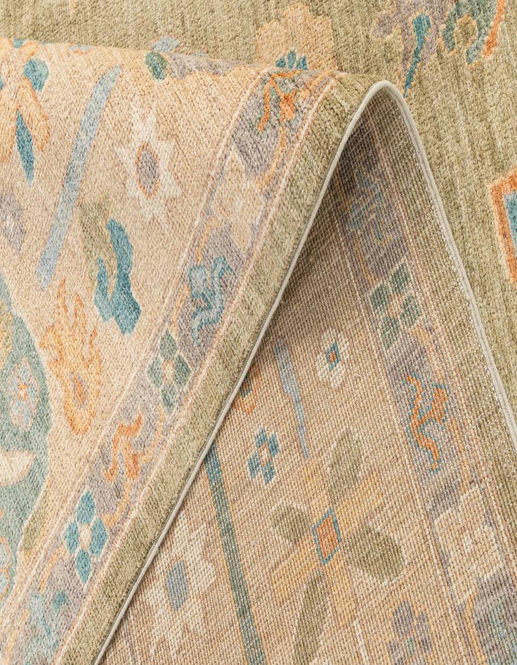 Detail image of  8' 1 x 9' 10  Hand Knotted Oushak Wool Rug