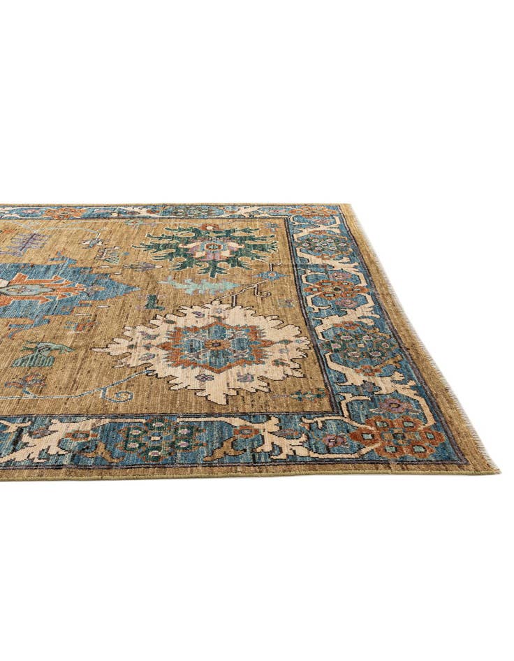 Detail image of  8' 5 x 9' 10  Hand Knotted Oushak Wool Rug