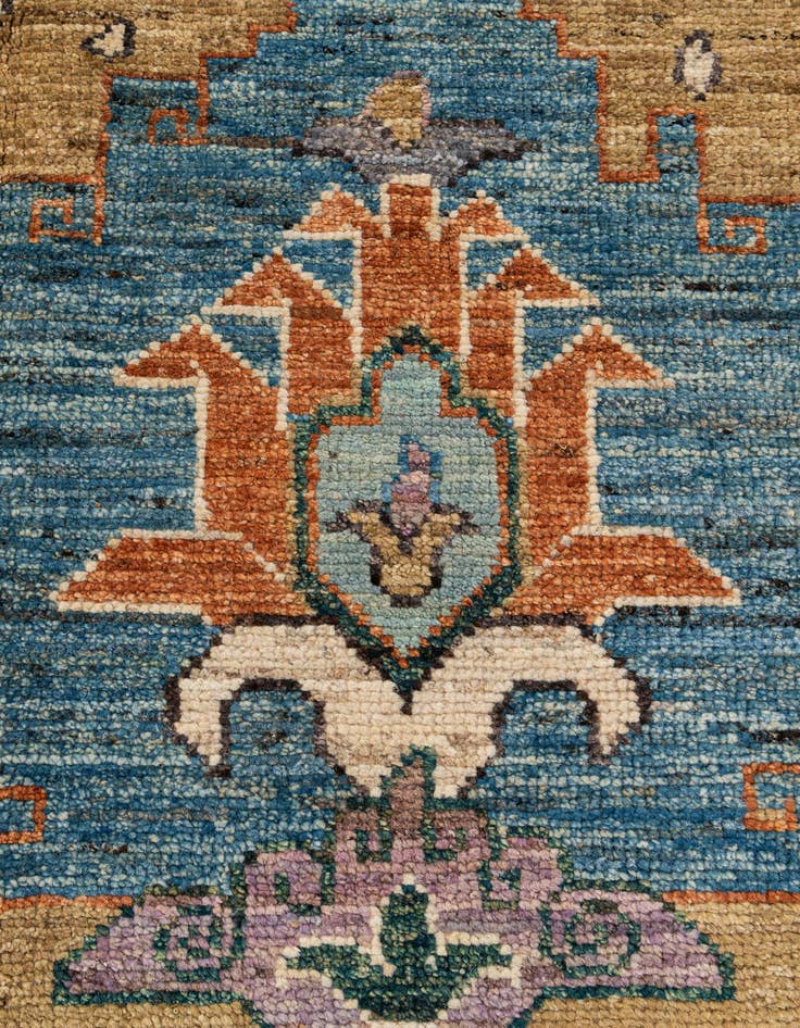Detail image of  8' 5 x 9' 10  Hand Knotted Oushak Wool Rug