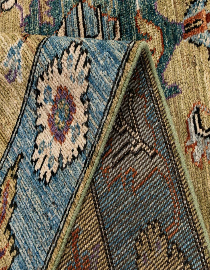 Detail image of  9' 2 x 11' 11  Hand Knotted Oushak Wool Rug