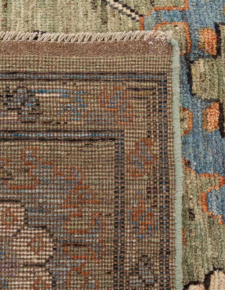 Detail image of  10' 2 x 13' 11  Hand Knotted Oushak Wool Rug