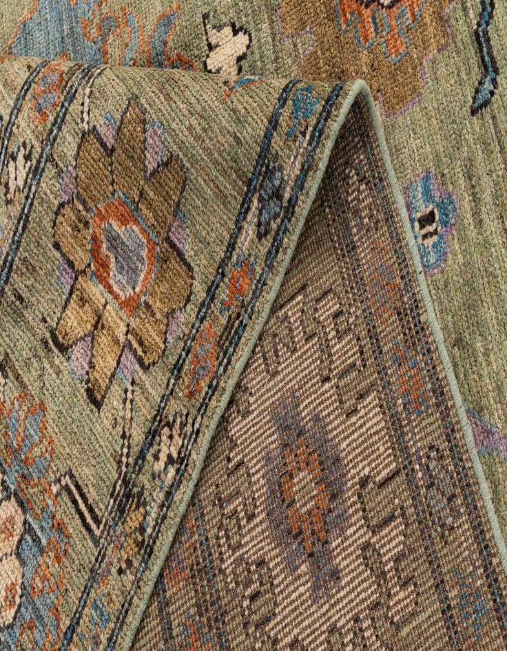 Detail image of  10' 2 x 13' 11  Hand Knotted Oushak Wool Rug