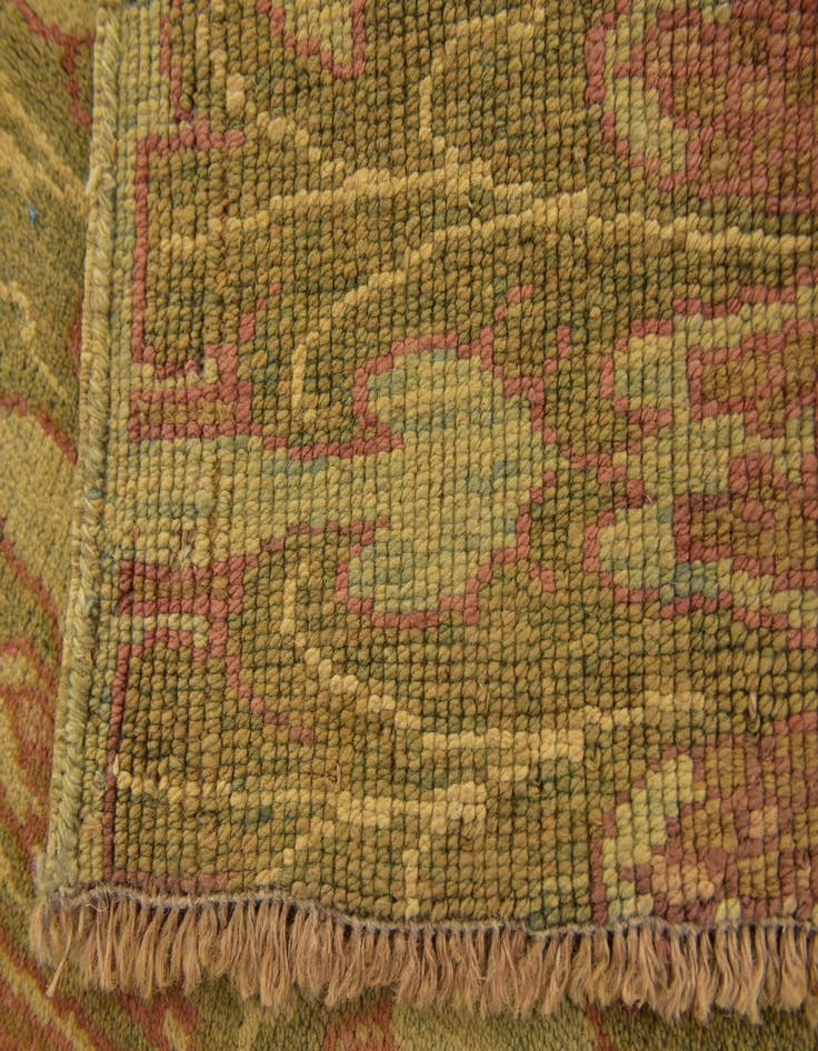 Detail image of  2' 7 x 4' 8  Hand Knotted Oushak Wool Rug