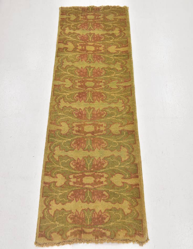 Detail image of  2' 7 x 4' 8  Hand Knotted Oushak Wool Rug